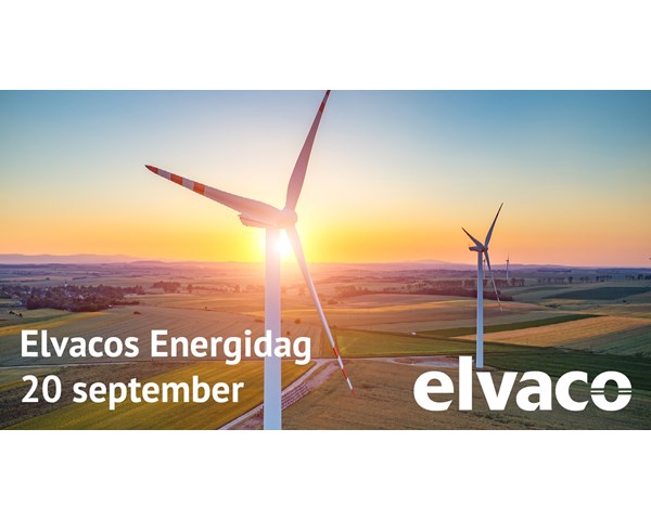 Välkommen till Elvacos Energidag den 20:e september!