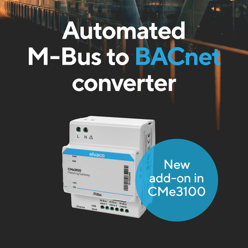 New BACnet plugin for our CMe3100