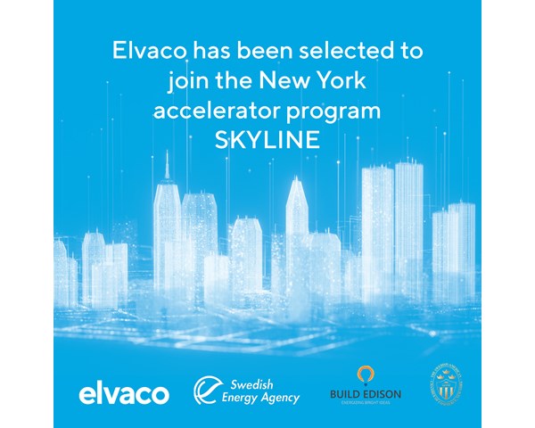 Elvaco has been selected to join SKYLINE New York accelerator program