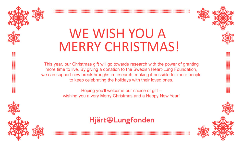  Elvacos julklapp går till Hjärt-Lungfonden