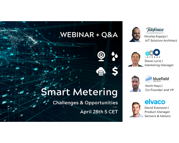 Elvaco är en av talarna på IoTerops webinar om Smart Metering